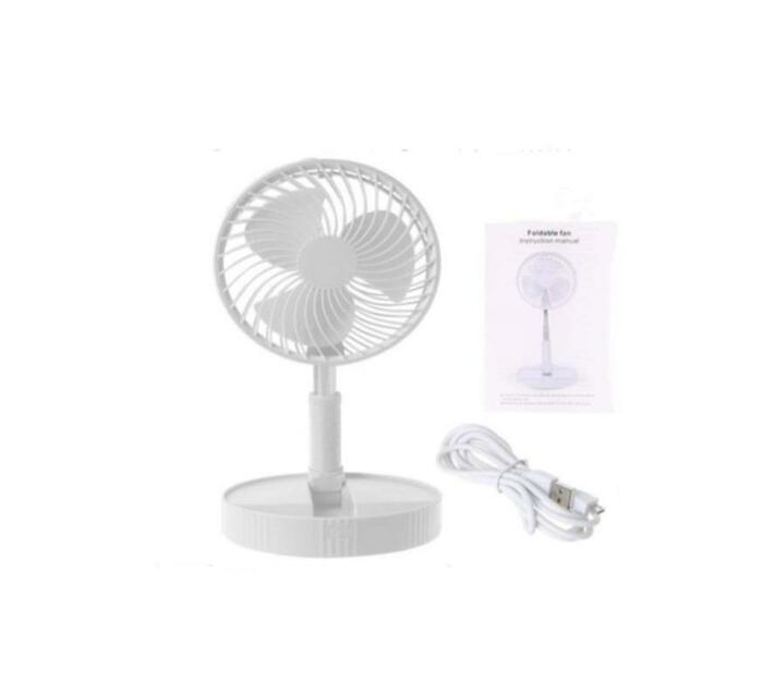 Adjustable Foldable Portable Fan 180Degree White Desk Fans Desk Fans Fans Fans