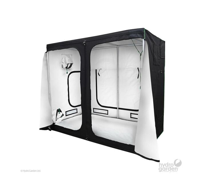 LightHouse WHITE Grow Tent 2.4m x 1.2m x 2m Makro