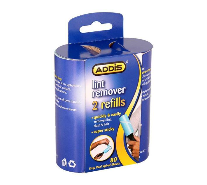 Addis Lint Remover Refills 2 Piece (Set of 4 Packed) Makro