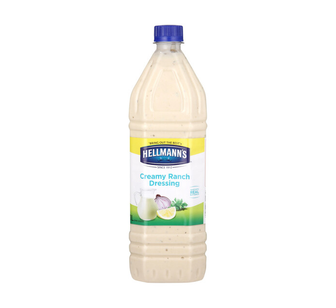 Hellmann's Salad Dressing Cream Ranch (1 x 1lt) Makro