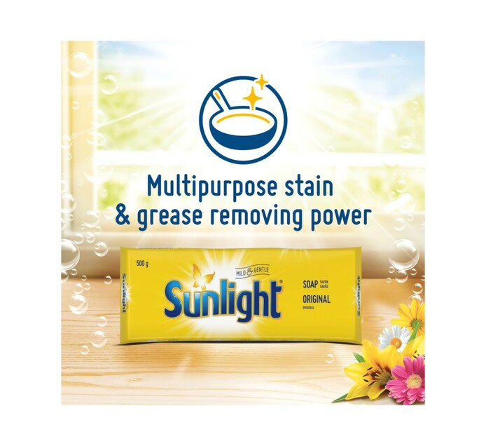 Sunlight Laundry Bar Soap (1 x 500g) Makro