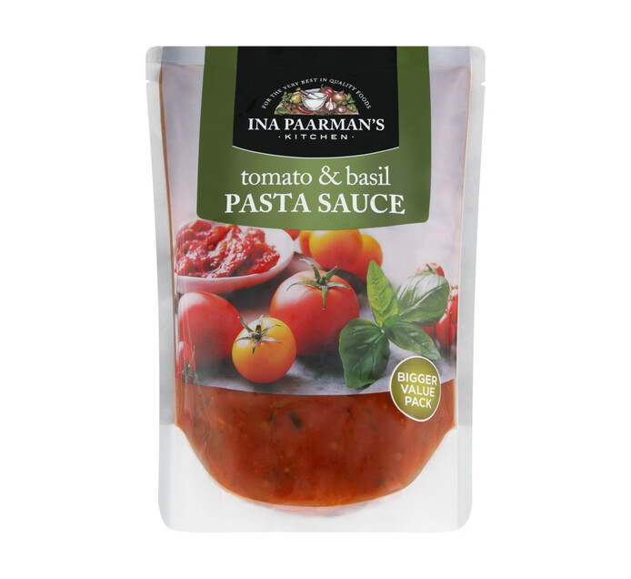 Ina Paarman Pasta Sauce Tomato and Basil (1 x 600g) Makro