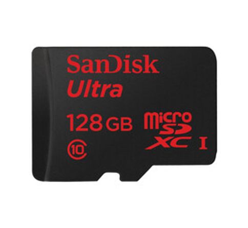 Sandisk 128 GB Ultra MicroSD Card (80 Mbps) 