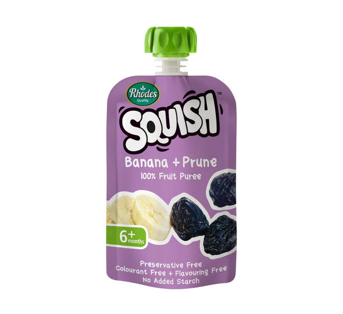 Rhodes Squish Infant Food Banana and Prune (1 x 110g)