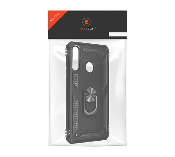 Shockproof Armor Stand Case for Samsung Galaxy A20s SM-A207F - Black