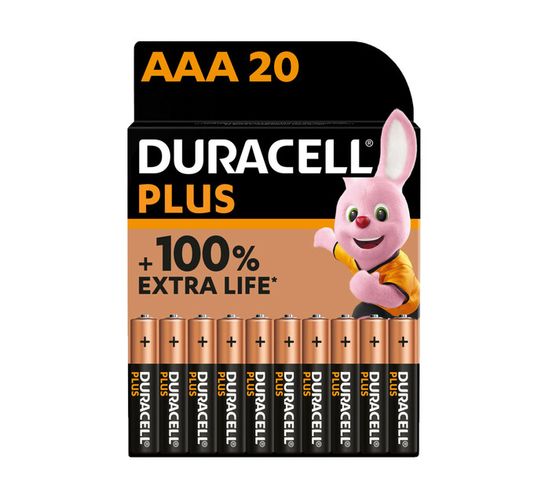 Duracell Plus Power AAA 20-Pack 