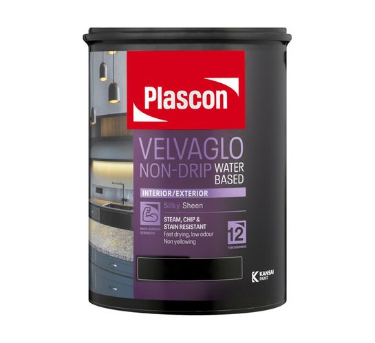 Plascon 5 l Non-drip Waterbased Velvaglo Deep Base 