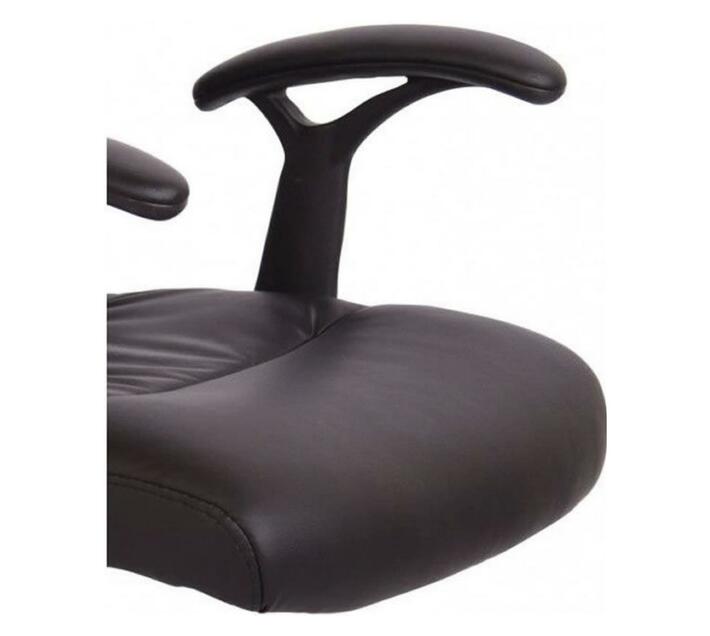 SMTE PU Leather Reclining Office Chair with Head and Arm rests Brown Makro