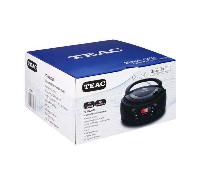 Teac Portable FM Radio and CD Player Makro