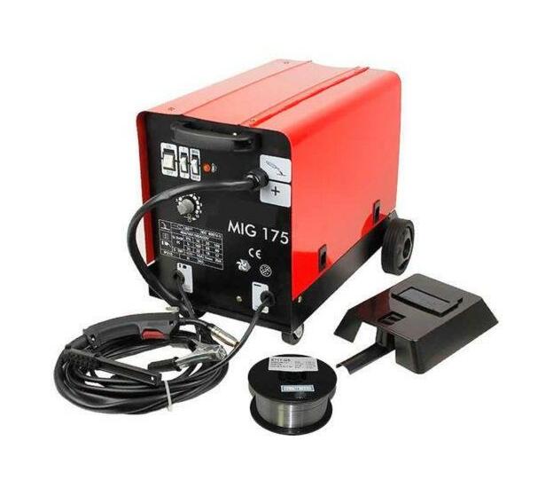 Mig 175 Welder Dual Gas/No Gas with core flux wire Makro