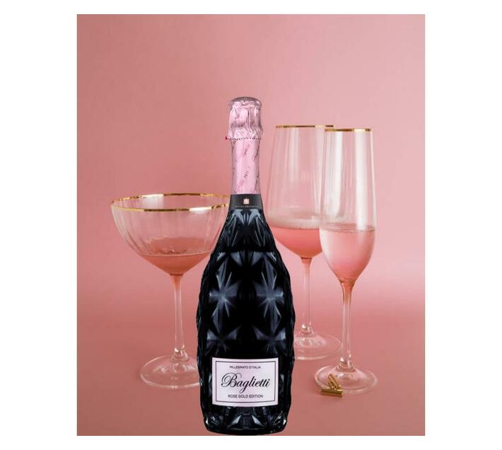 Baglietti Rose Gold Millesimato Rose Sparkling wine Extra Dry 750ml (case of 6) Makro