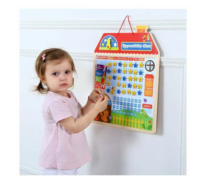 TookyToy Deluxe Responsibility Chart With Bag