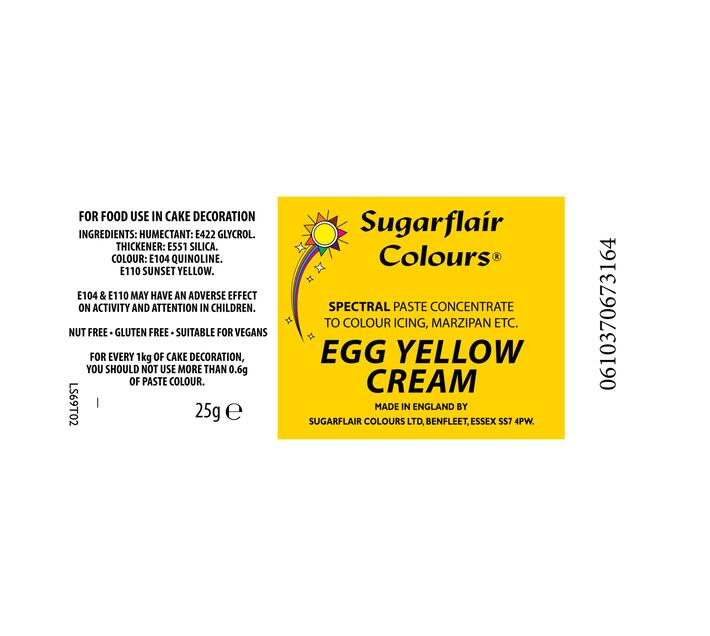 SugarFlair Spectral Concentrated Edible Paste Food Colouring Egg