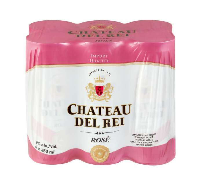Chateau Del Rei Sparkling SemiSweet Perle Wine (24 x 200 ml) Makro