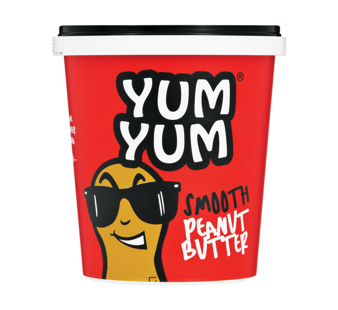 Yum Yum Peanut Butter Bucket Smooth (6 x 1kg)