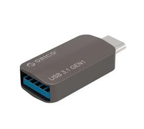 Orico Usb Type-C To Usb-A 3.1 Chargesync On The Go Adapter Silver