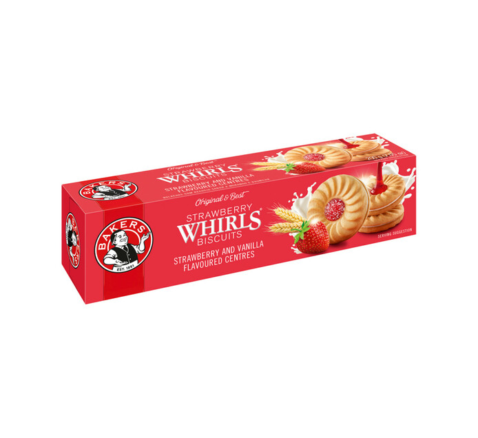 Bakers Strawberry Whirl Biscuits (12 x 200g) Makro