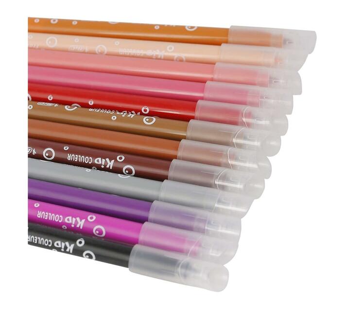 BIC Kids Kid Couleur, Washable Felt Tip Pens, Ideal for School