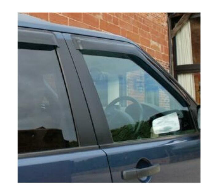 Smoke Look Acrylic Wind Deflectors Land Rover Discovery 3 Front 2pcs