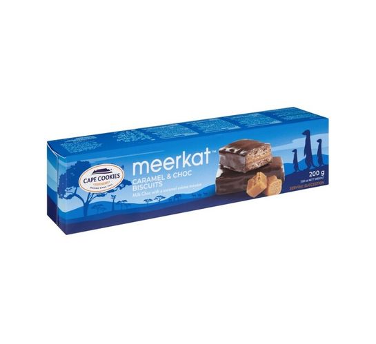 Meerkat Biscuits Caramel Creme (6 x 200g)