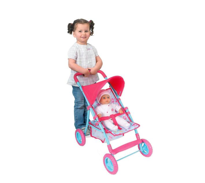 Dollsworld Deluxe Dolls Stroller Pram Makro