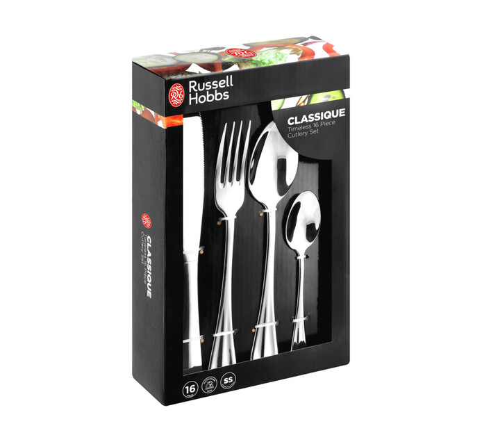 Russell Hobbs 16Piece Timeless Cutlery Set Makro
