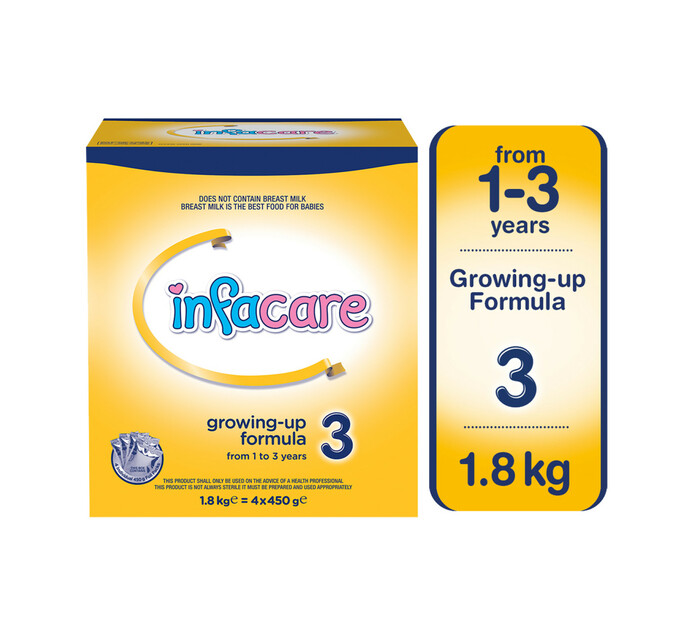 INFACARE 3 INFANT M/FORMULA CARTON 1.8KG