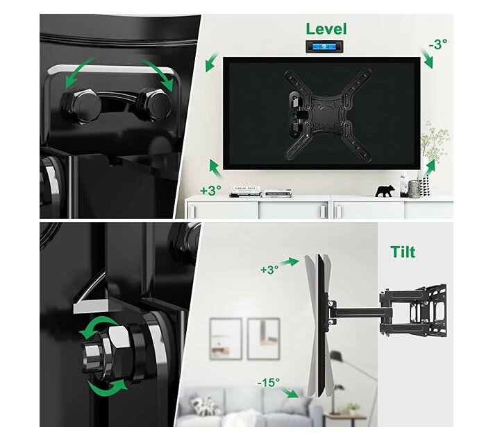 32”55” Full Motion Cantilever Mount for LED, LCD and Plasma TVs TV