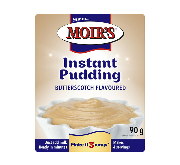 Moir's Instant Puddings Butterscotch (1 x 90g)