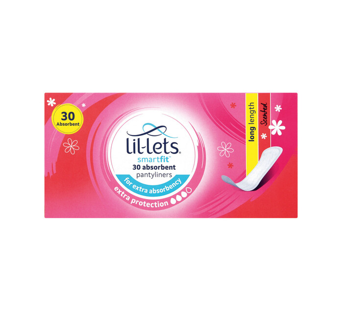 Lillets Pantyliners Long Scented (1 x 30's) Makro