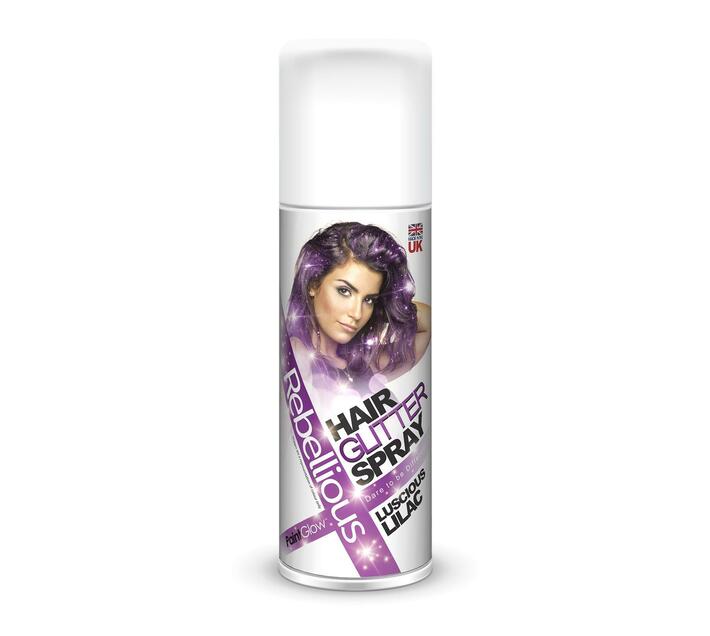 PaintGlow Rebellious Glitter Hair Spray - Luscious Lilac
