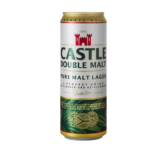 Castle Double Malt Beer Cans (24 x 410 ml)