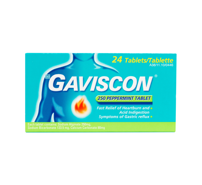 Gaviscon Tablets Pepperment (1 x 24's) Makro