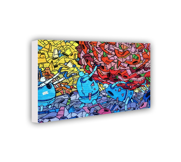 Print on Canvas Art GRAFFITI WALL ART 03 Makro