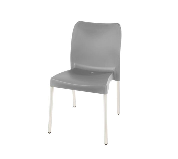 Heavy Duty Bistro Chair No Armrests KALAHARI (Grey) Makro