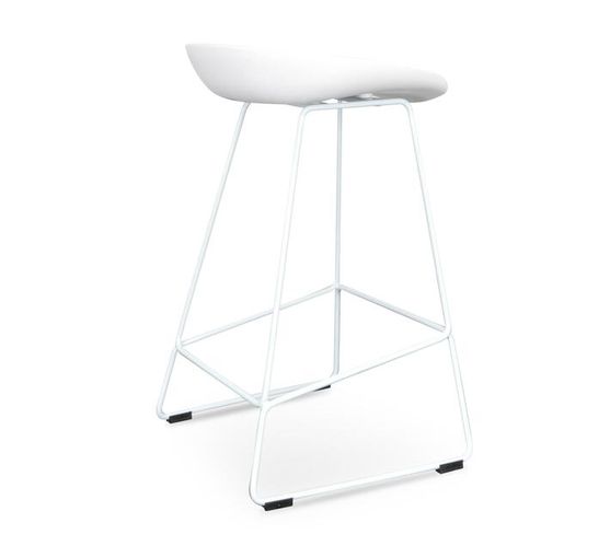Pinnacle Bar Chair - White