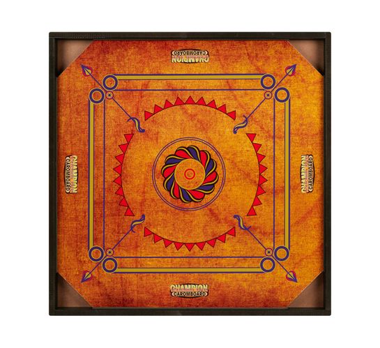 Shoot Champion Carrom Board, Cues and Discs 