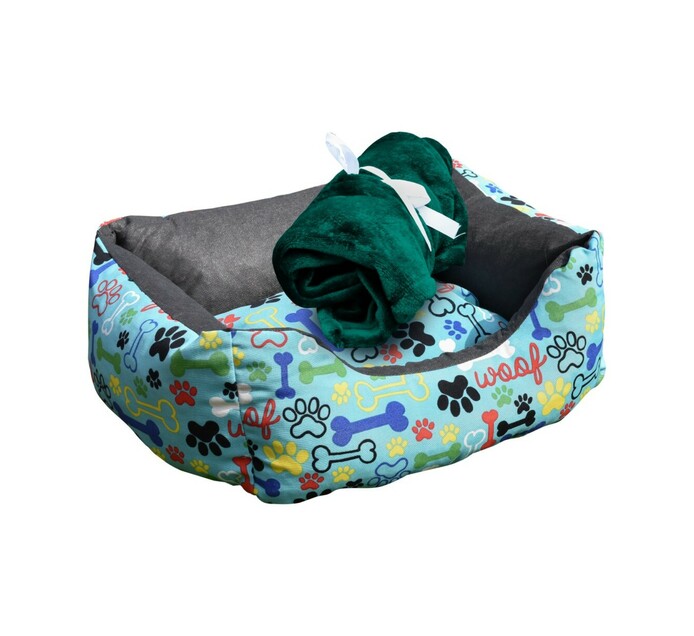 Ol'roy 1's Medium Square Bed & Blanket Combo Makro