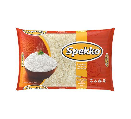 Spekko Parboiled Rice (10 x 500g)
