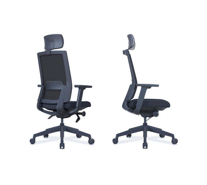 Ergo Office Ergonomic chair with headrest Makro