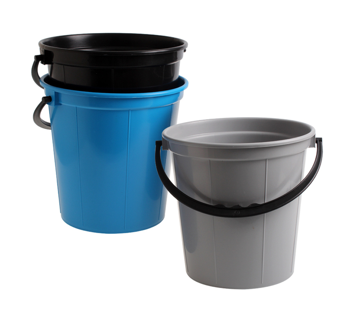 10 Liter Plastic Bucket Set of 3 Makro