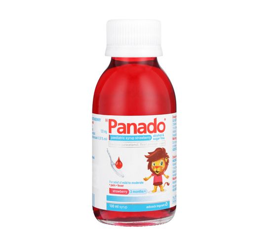 Panado Paediatric Syrup Strawberry (1 x 100ml)