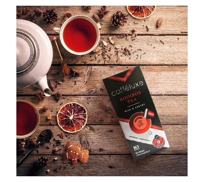 Caffeluxe Signature Chai Rooibos Tea l 10 Capsules l Nespresso