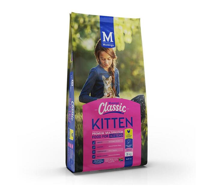 Montego Classic Kitten Food 3kg Makro