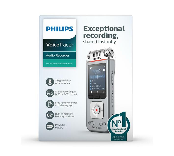 DVT4110 8GB Voice Recorder for lectures and interviews Makro