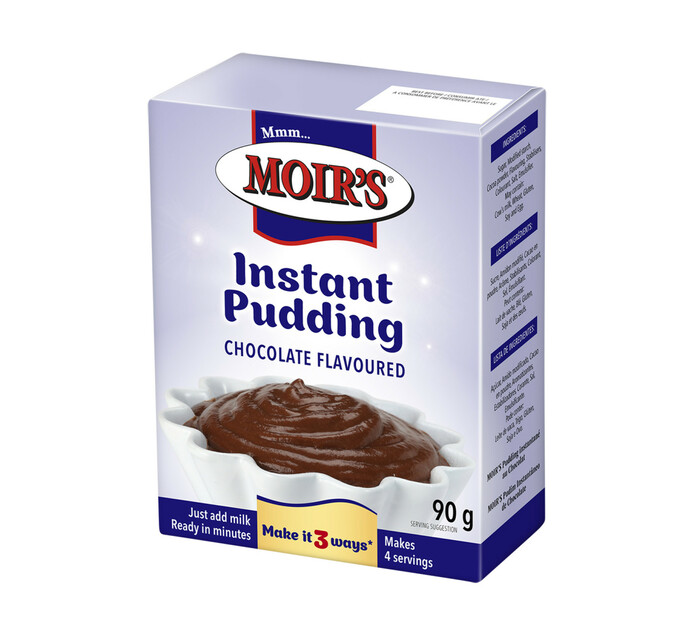 Moirs Instant Puddings Chocolate (1 x 90g) Instant Puddings Instant