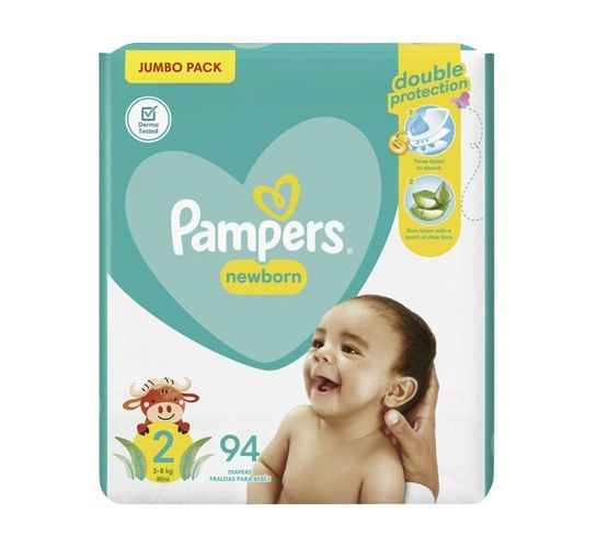 Pampers Active Jumbo Pack Diapers Mini (1 x 94's)