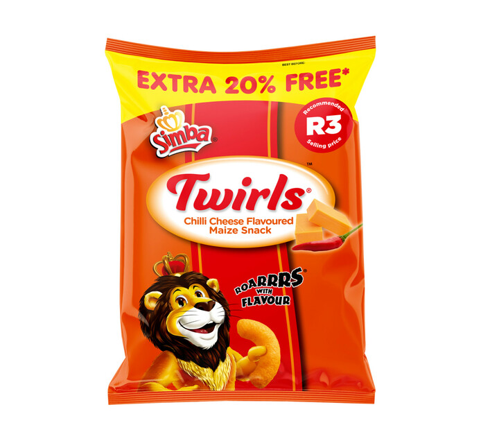 SIMBA TWIRLS 12X54G, CHILLI CHEESE Makro