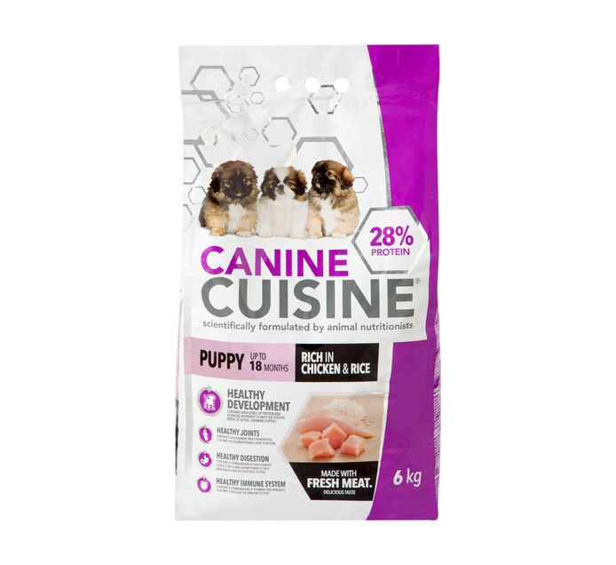 Canine Cuisine Dog Food Puppy (1 x 6 kg 