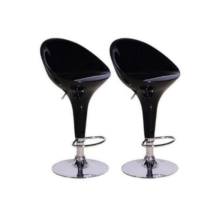 Taz High Back Glossy Barstools Set Of, Why Are Bar Stools Higher
